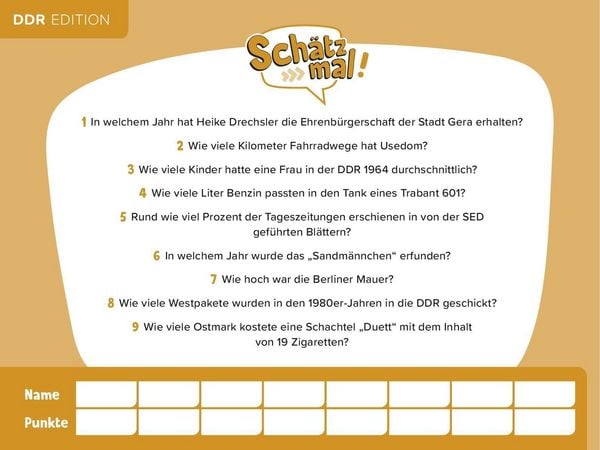 Produktbild: Sch&auml;tz mal! DDR Edition