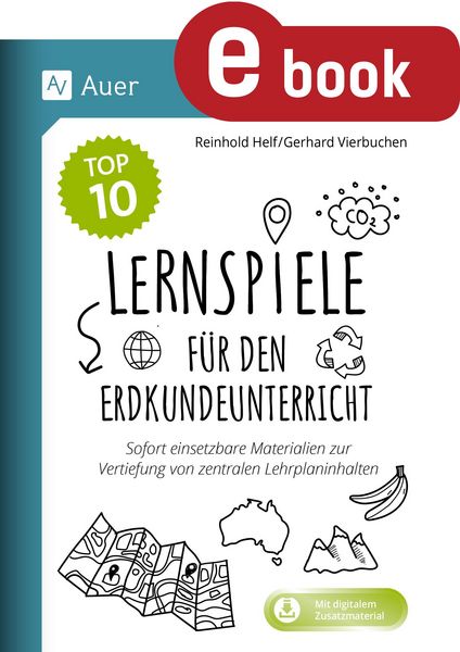 Produktbild: Die Top 10 Lernspiele f&uuml;r den Erdkundeunterricht