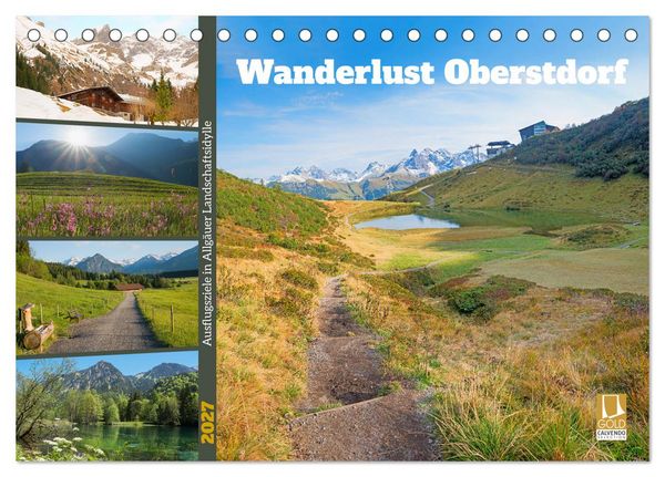 Produktbild: Wanderlust Oberstdorf (Tischkalender 2027 DIN A5 quer), CALVENDO Monatskalender
