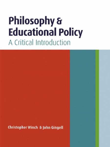 Produktbild: Philosophy and Educational Policy