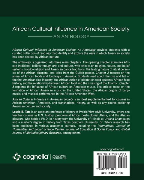 Produktbild: African Cultural Influence in American Society