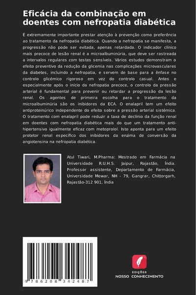 Produktbild: Efic&aacute;cia da combina&ccedil;&atilde;o em doentes com nefropatia diab&eacute;tica