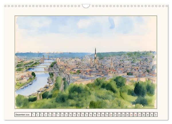 Produktbild: Reise durch die Normandie (Wandkalender 2026 DIN A3 quer), CALVENDO Monatskalender