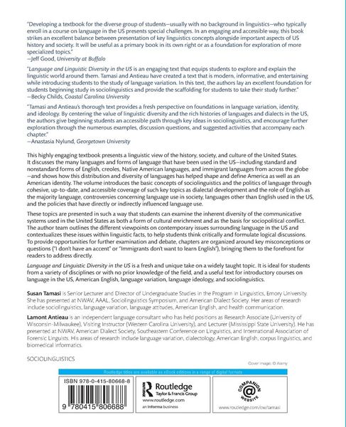 Produktbild: Language and Linguistic Diversity in the US