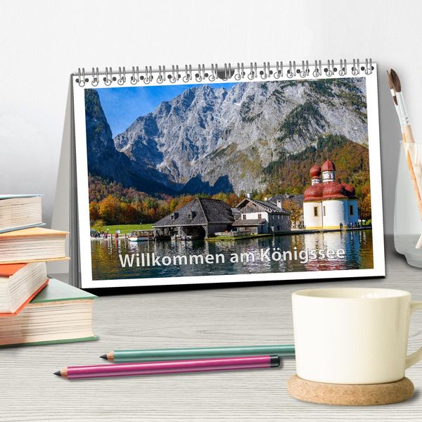 Produktbild: Willkommen am K&ouml;nigssee (Tischkalender 2026 DIN A5 quer), CALVENDO Monatskalender