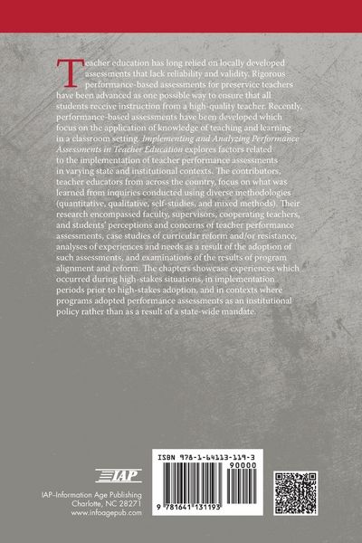 Produktbild: Implementing and Analyzing Performance Assessments in Teacher Education