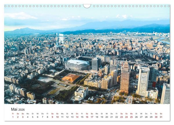 Produktbild: Taiwan - Die wundervolle Insel in Asien. (Wandkalender 2026 DIN A3 quer), CALVENDO Monatskalender