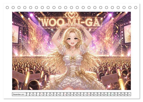 Produktbild: Ein K-Drama Sternchen hebt ab (Tischkalender 2027 DIN A5 quer), CALVENDO Monatskalender