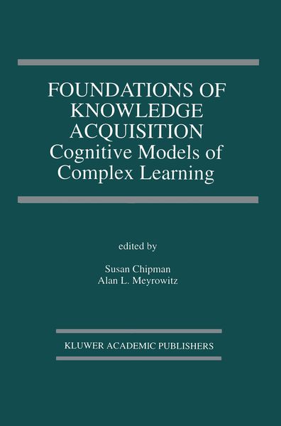 Produktbild: Foundations of Knowledge Acquisition