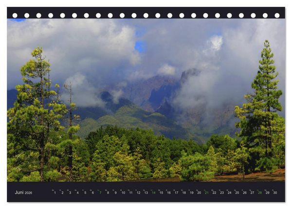 Produktbild: wildes La Palma (Tischkalender 2026 DIN A5 quer), CALVENDO Monatskalender