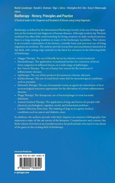 Produktbild: Biotherapy - History, Principles and Practice