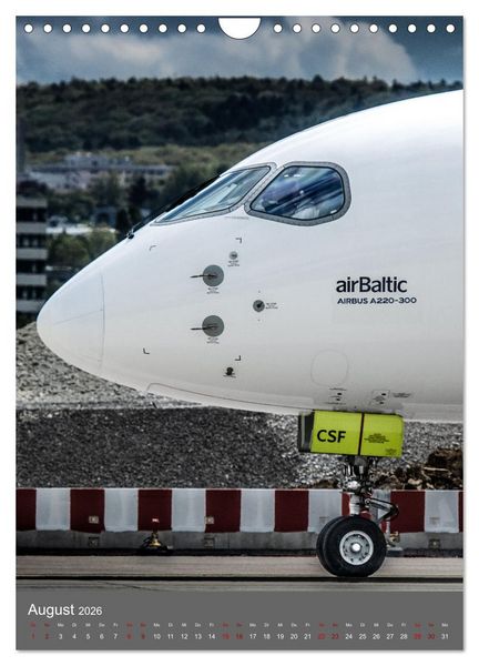 Produktbild: Flugzeuge aus aller Welt (Wandkalender 2026 DIN A4 hoch), CALVENDO Monatskalender