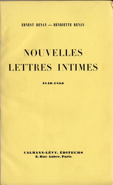 Produktbild: Nouvelles lettres intimes 1846-1850