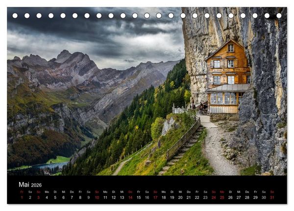 Produktbild: Lichtblicke aus Europa (Tischkalender 2026 DIN A5 quer), CALVENDO Monatskalender