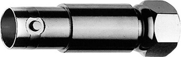 Produktbild: Teleg&auml;rtner 100023644 100023644 Koax-Adapter BNC-Buchse - F-Stecker 1St.