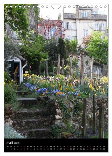 Produktbild: Lumi&egrave;res de Montmartre (Calendrier mural 2026 DIN A4 horizontal), CALVENDO calendrier mensuel