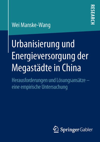 Produktbild: Urbanisierung und Energieversorgung der Megast&auml;dte in China