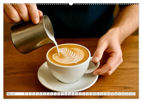 Produktbild: Hei&szlig;er Kaffee (Wandkalender 2026 DIN A2 quer), CALVENDO Monatskalender