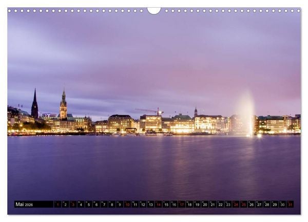 Produktbild: Hamburg - Alster (Wandkalender 2026 DIN A3 quer), CALVENDO Monatskalender