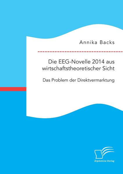 Produktbild: Die EEG-Novelle 2014 aus wirtschaftstheoretischer Sicht: Das Problem der Direktvermarktung