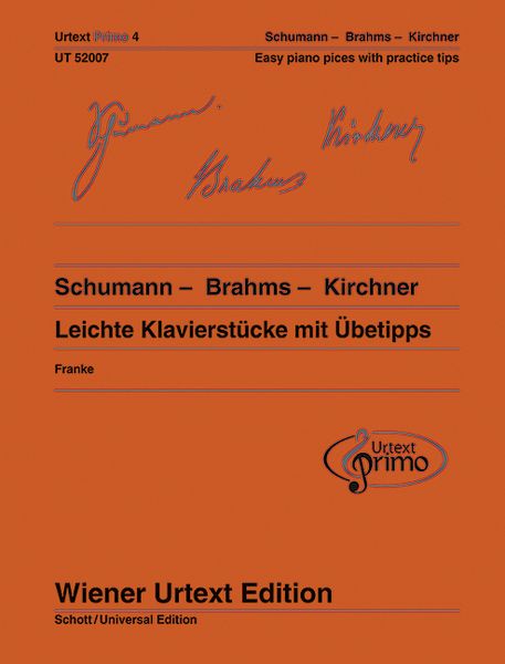 Produktbild: Schumann, R: Schumann - Brahms - Kirchner