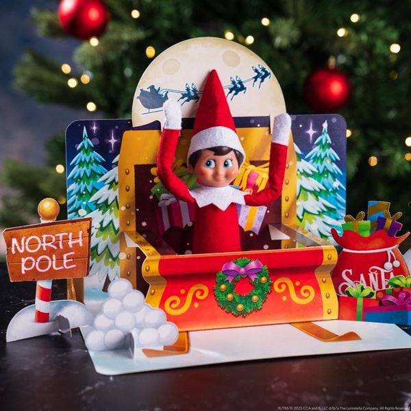 The Elf on the Shelf Polar Props 20th Anniversary Pop Ups