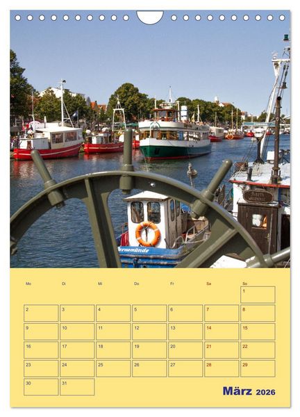 Produktbild: Sehnsuchtsort Warnem&uuml;nde (Wandkalender 2026 DIN A4 hoch), CALVENDO Monatskalender