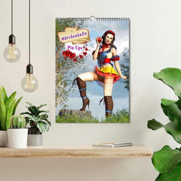 Produktbild: M&auml;rchenhafte Pin Ups (Wandkalender 2026 DIN A3 hoch), CALVENDO Monatskalender