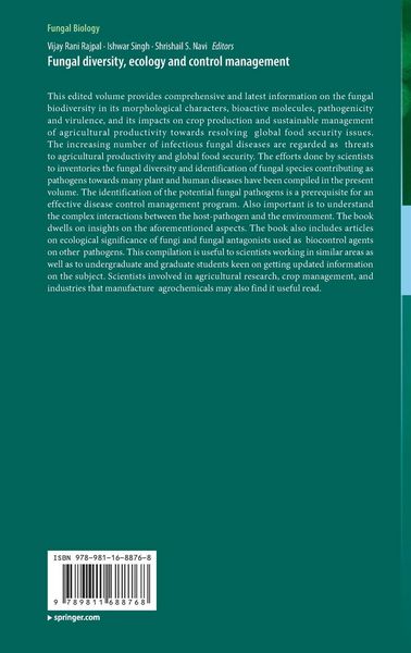 Produktbild: Fungal diversity, ecology and control management