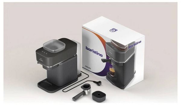 Produktbild: Philips Baristina BAR300/60 Black Espressomaschine Schwarz