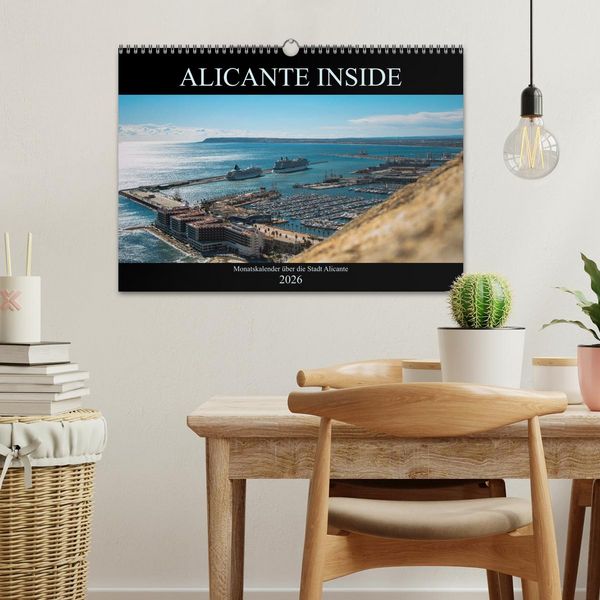 Produktbild: ALICANTE INSIDE - Monatskalender &uuml;ber die Stadt Alicante (Wandkalender 2026 DIN A3 quer), CALVENDO Monatskalender