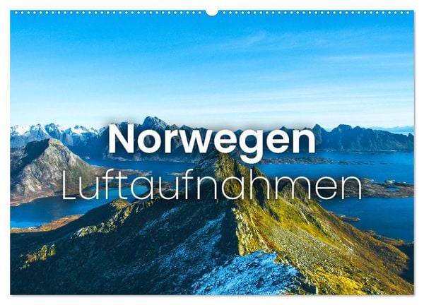 Norwegen Luftaufnahmen (Wandkalender 2026 DIN A2 quer), CALVENDO Monatskalender