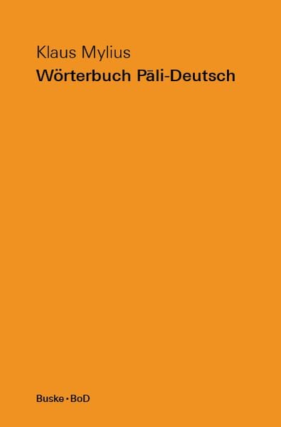 Produktbild: W&ouml;rterbuch Pali&ndash;Deutsch