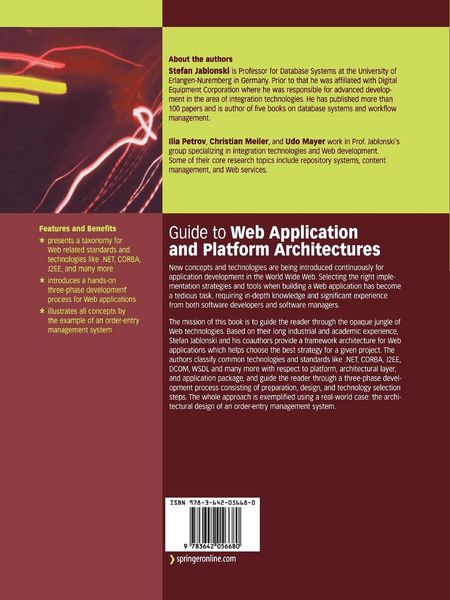 Produktbild: Guide to Web Application and Platform Architectures