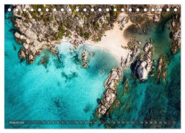Produktbild: Sardinien - Karibik des Mittelmeers (Tischkalender 2026 DIN A5 quer), CALVENDO Monatskalender