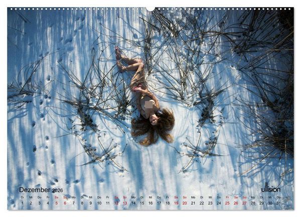 Produktbild: Poesie der Stille &ndash; Akt in der Natur (hochwertiger Premium Wandkalender 2026 DIN A2 quer), Kunstdruck in Hochglanz