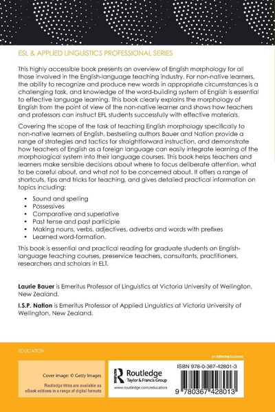 Produktbild: English Morphology for the Language Teaching Profession