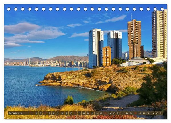 Produktbild: Costa Blanca - Die wei&szlig;e K&uuml;ste Spaniens (Tischkalender 2026 DIN A5 quer), CALVENDO Monatskalender