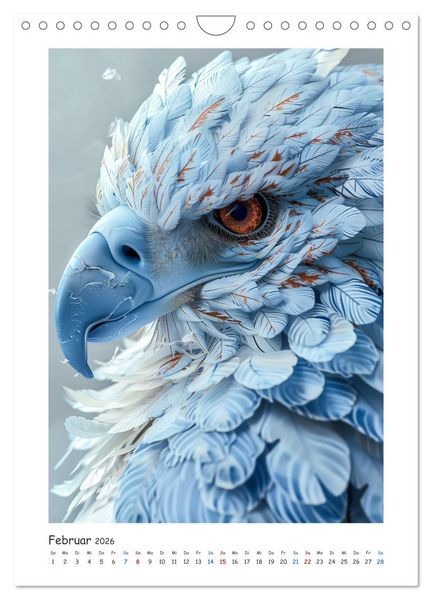 Produktbild: Tierische Kunst (Wandkalender 2026 DIN A4 hoch), CALVENDO Monatskalender