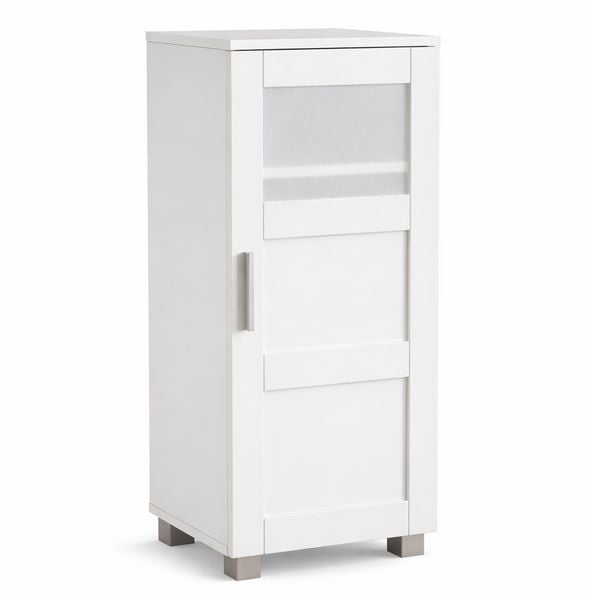 Produktbild: Holz Badschrank Midischrank Nilari 70 x 38 x 28 cm