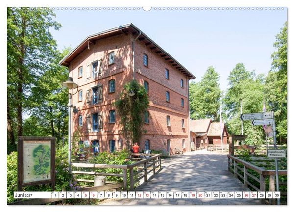 Produktbild: Radland Deutschland - L&uuml;neburger Heide (hochwertiger Premium Wandkalender 2027 DIN A2 quer), Kunstdruck in Hochglanz