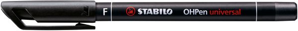 Produktbild: STABILO Folienstift OHPen F 0,7mm permanent schwarz