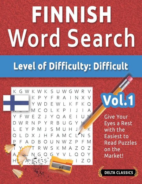 Produktbild: FINNISH WORD SEARCH - LEVEL OF DIFFICULTY