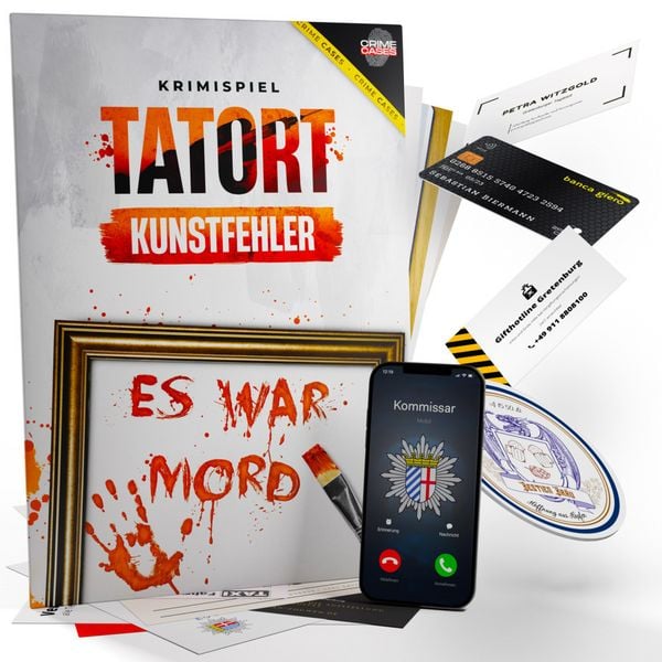 Produktbild: CRIMECASES Krimispiel Tatort: Kunstfehler
