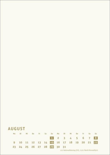 Produktbild: Premium-Bastelkalender gold A4 2027