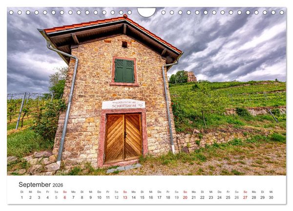 Produktbild: Schriesheim an der Bergstra&szlig;e - Impressionen aus Stadt und Natur (Wandkalender 2026 DIN A4 quer), CALVENDO Monatskalender