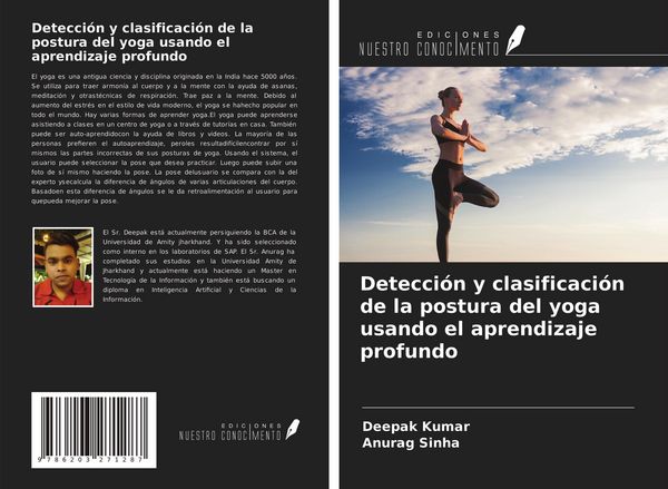 Produktbild: Detecci&oacute;n y clasificaci&oacute;n de la postura del yoga usando el aprendizaje profundo