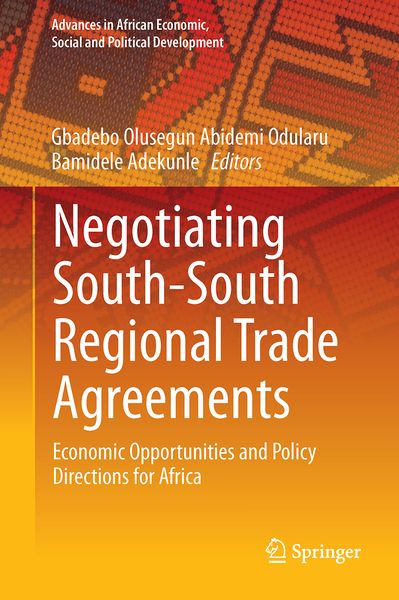 Produktbild: Negotiating South-South Regional Trade Agreements