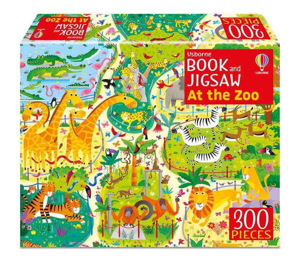 Produktbild: Usborne Book and Jigsaw At the Zoo
