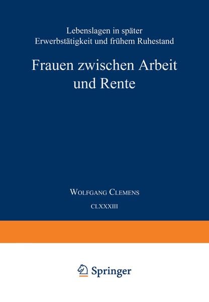 Produktbild: Frauen zwischen Arbeit und Rente